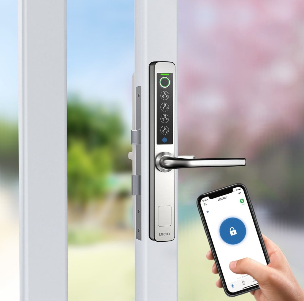 Key lock for sliding glass closet doors 